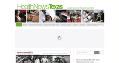 Desktop Screenshot of healthnewstexas.com