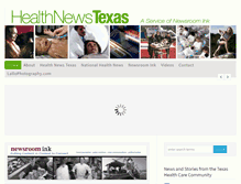 Tablet Screenshot of healthnewstexas.com
